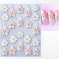 5D Bloemen Nagelstickers