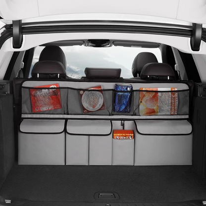 🚗 50% KORTING NU! 📦 Hangende Kofferbak Opbergtas – Ruimtebesparend, Stevig & Eenvoudig te Installeren – Perfect voor het Organiseren van Kofferbakken & SUV's 🛠️