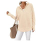 🧥✨ Dames Quarter Zip Pullover – 50% KORTING! Zachte stretch, geribbelde textuur, relaxte pasvorm – sportieve dagelijkse stijl. 🔥🌸