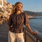 Dames Taillerende Polkadot Blouse