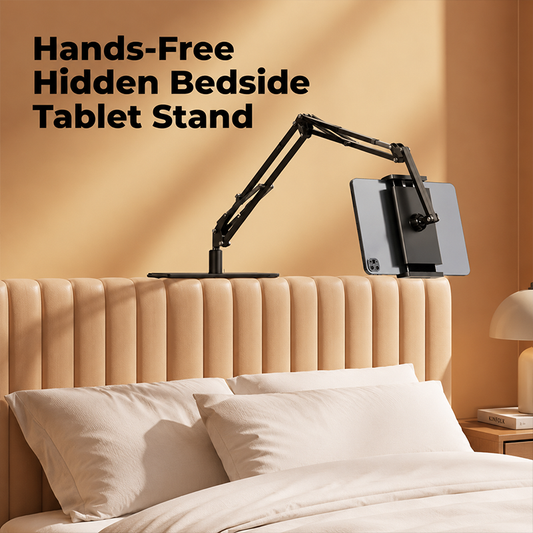 💥Tijdelijke aanbieding!🔥  Verstop deze tabletstandaard onder je matras en kijk films alsof je in de bioscoop ligt – handenvrij, geen nekpijn, geen gedoe!