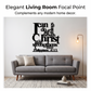 ⏳🔥LIMITED-TIME 50% OFF! ⏰Modern Black Metal Wall Decor