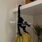 🐒 KOOP 2, KRIJG 1 GRATIS! 🍌 Aapvormige bananenhaken – Leuk design, stevig & ruimtebesparend – Ideaal voor het ophangen van fruit, tassen of keukenapparaten ✨