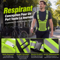 Gilet réfléchissant haute visibilité, équipement de course à pied de sécurité ajustable avec poche