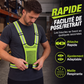 Gilet réfléchissant haute visibilité, équipement de course à pied de sécurité ajustable avec poche