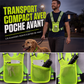 Gilet réfléchissant haute visibilité, équipement de course à pied de sécurité ajustable avec poche
