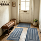 Tapis de couloir tissé élégant