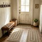 Tapis de couloir tissé élégant