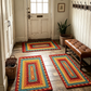 Tapis de couloir tissé élégant