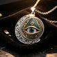 👁️ 50% KORTING! ✨ Vintage Alziend Oog Hanger Ketting – Zinklegering, mysterieus & retro design – Perfect voor dagelijks gebruik en avonden 🖤