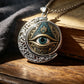 👁️ 50% KORTING! ✨ Vintage Alziend Oog Hanger Ketting – Zinklegering, mysterieus & retro design – Perfect voor dagelijks gebruik en avonden 🖤