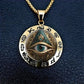 👁️ 50% KORTING! ✨ Vintage Alziend Oog Hanger Ketting – Zinklegering, mysterieus & retro design – Perfect voor dagelijks gebruik en avonden 🖤