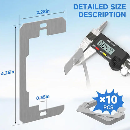 ⏳ 50% KORTING! ⏰ Metalen wandplaat-afstandhouder voor oneffen stopcontactdozen ✨