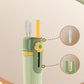 🧽 5-in-1 set flessenreinigingsborstels – spons, rietje, rand, spleet en haak – elke hoek straal schoon! ✨