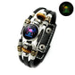 Glow-in-the-Dark-armband met 12 sterrenbeelden van leer voor mannen en vrouwen (6,9/8,1 inch）