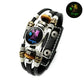 Glow-in-the-Dark-armband met 12 sterrenbeelden van leer voor mannen en vrouwen (6,9/8,1 inch）