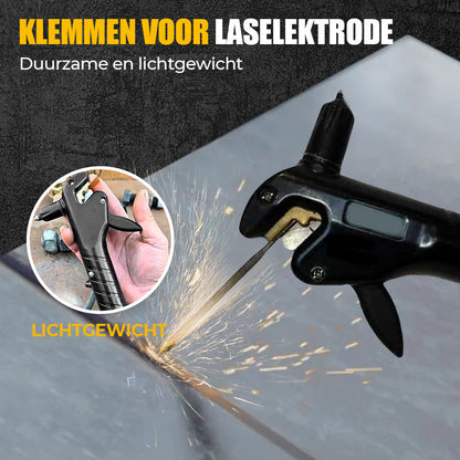 Duurzame en lichtgewicht klemmen voor laselektrode