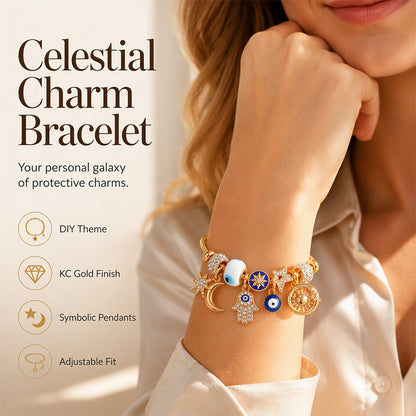 Celestiaal Zon Maan Charmbracelet