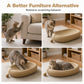 🐱 50% KORTING! 🛏️ Duurzaam Sisal Kattenkrabbed – Langdurig Kraboppervlak, Ovale Vorm & Incl. Speelgoed – Perfect om te Spelen & Rusten ✨