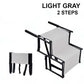 🐕 -50% ! 🚗 Escalier Pliable Antidérapant pour Chien en Voiture – Tissu Antidérapant – 2 ou 4 Marches – Noir/Gris/Bleu – Support Robuste pour Toutes Tailles 🐾
