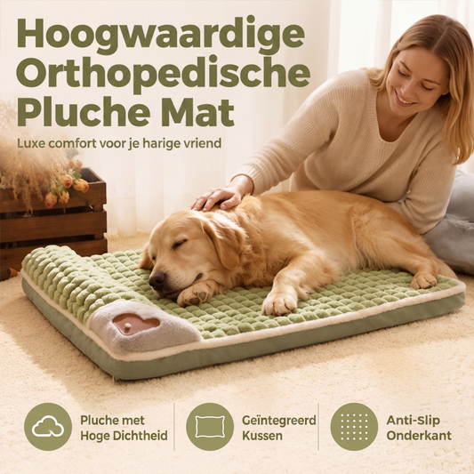 ⏳Tijdelijke korting van 50%⏰Premium pluchen slaapmat voor huisdieren