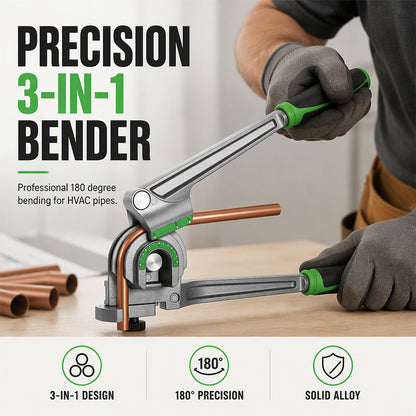 🔧 3-in-1 handmatige buigmachine voor buizen