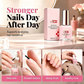 ⏳ Tijdelijke aanbieding⏳ Nagelversterker voor zachte nagels Egaliseert ribbels en geeft een hoogglanzende afwerking 12 ml