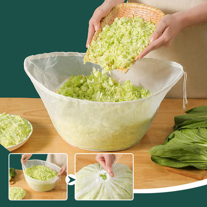 🥬🥛Nooit meer moeite met zeven of persen! Deze multifunctionele voedselzeefzak filtert sojamelk, notenmelk en groenten moeiteloos – 3 maten, herbruikbaar!