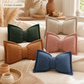 🦋 -50% ! 🎀 Decoratief Chenille Kussen Vlinderstrik Vorm – 30×50 cm – 9 Kleuren – Hoes + Vulling Inbegrepen – Voor Bank, Bed en Leeshoek 🛋️