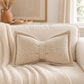 🦋 -50% ! 🎀 Decoratief Chenille Kussen Vlinderstrik Vorm – 30×50 cm – 9 Kleuren – Hoes + Vulling Inbegrepen – Voor Bank, Bed en Leeshoek 🛋️