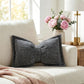 🦋 -50% ! 🎀 Decoratief Chenille Kussen Vlinderstrik Vorm – 30×50 cm – 9 Kleuren – Hoes + Vulling Inbegrepen – Voor Bank, Bed en Leeshoek 🛋️