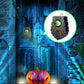 💥Tijdelijke korting!🔥Halloween Duivel Deurbel met Één Oog – Plastic Antiek Messing Look – Lichtgevende Ogen & Eng Geluid voor Feesten & Spookhuizen 🎃