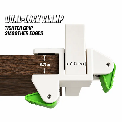 🛠️ FLASH PROMO: KOOP 2, KRIJG 1 GRATIS! 🔧 Montageklem voor Opvulpanelen – Snelspanner & Dubbelzijdig – Beschermende Rubberen Pads 🪵