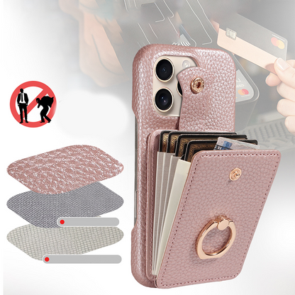 📱✨50% KORTING! 👜🔒 Crossbody Portemonnee Telefoonhoesje – RFID-blokkering, Accordeon Kaartsleuf, Afneembare Riem & Litchi Patroon PU Leer. Meer dan 19.362 Stijlvolle & Veilige Dragers!✨