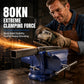 🔧 FLASH PROMO: 50% KORTING! ⚙️ Bankschroef met Grote Opening – Nodulair Gietijzer – Klemkracht 80 kN & 360° Draaibaar voor Metaalbewerking & Verspaning 🛠️