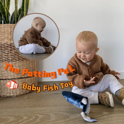 🐟 PROMO FLASH : 50% DE RÉDUCTION ! 👶 Jouet Poisson Bébé – Coton – Mouvement Autonome & Rechargeable USB for Développement Moteur 🌊