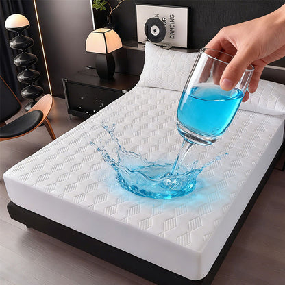 🛏️ 50% KORTING! 💧 Waterdichte Matrasbeschermer — Gewatteerd, Ademend & Makkelijk te Wassen ✨