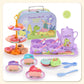 🦄🏰 NU 50% KORTING! Unicorn Kasteel Theeservies voor Kinderen – Leuk voor Rollenspellen, Theekransjes & Fantasiespel | Compact & Makkelijk Mee te Nemen ✨