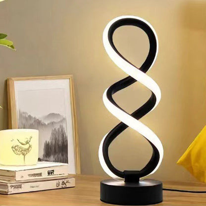 ⏳Offre Limitée 50% DE RÉDUCTION⏰Lampe de Table Double Hélice Moderne