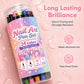 💅 FLASH PROMO: 50% KORTING! ⏰ Set van 12 Dubbelzijdige Nail Art Pennen – 24 Levendige Kleuren – Fijne Punt & Penseel voor DIY Manicure 🎨