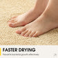 🛁 NU 50% KORTING! Absorberende antislip-badkamermat van chenille – Zacht, sneldrogend douchekleed, waterabsorberende badmat voor badkamer, keuken en hal