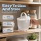⏳ 50% KORTING! ⏰ Handsfree rijstwasser met zeef🍚💧