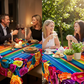 🌸 TIJDELIJK 50% KORTING! 🍽️ Waterdicht Bloemenprint Tafelkleed voor Eettafel & Feesten – Vlekbestendig, HD-Druk & Duurzaam Polyester – Elegant & Makkelijk te Onderhouden ✨