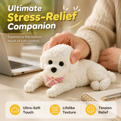 🧸 50% KORTING! 🐶 Knijp Teddyhond – Stressverlichting, Zacht & Schattig ✨
