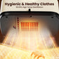 👕💨 50% KORTING! Draagbare kledingdroger – 600 W PTC-verwarming, 360° luchtstroom, verwijdert 99,99% van de bacteriën. 2 warmtestanden en een timer van 180 minuten, opvouwbaar en compact! 🛡️✅