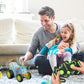 🎁 50% KORTING! 🚗 RC-auto die gekke sprongen maakt – Sprongen & 360°-draaien – Muziek & lichtjes – 800 mAh-batterij voor feestjes & verjaardagen 🎉
