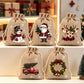 🎁 50% KORTING – KOOP 1 KRIJG 5! Kerstcadeauzakjes met Schattige Prints | Herbruikbaar & Scheurvast | Met Koordsluiting voor Snoep, Sieraden & Kleine Cadeautjes