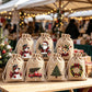 🎁 50% KORTING – KOOP 1 KRIJG 5! Kerstcadeauzakjes met Schattige Prints | Herbruikbaar & Scheurvast | Met Koordsluiting voor Snoep, Sieraden & Kleine Cadeautjes