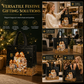 🎉 2026 Sale — Over 12,000 Sold!🎄 Black Non‑Woven Christmas Gift Tote Bag‑Gold Foil Reusable Holiday Packaging Bag ✨