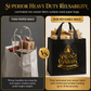 🎉 2026 Sale — Over 12,000 Sold!🎄 Black Non‑Woven Christmas Gift Tote Bag‑Gold Foil Reusable Holiday Packaging Bag ✨